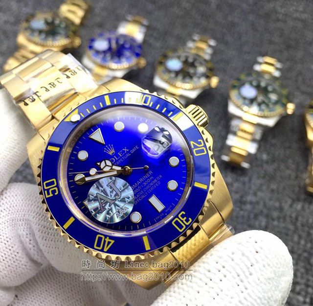 勞力士手錶 勞力士SUB藍水鬼A7升級版 Rolex機械男表 勞力士經典款男士腕表  hds1185